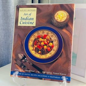 Art Of Indian Cuisine Hardcover Cookbook Coffee Table Book Rocky Mohan